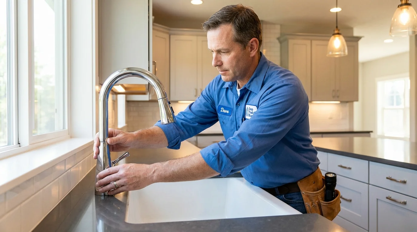 Kitchen faucet installation by Johns Plumbing LLC in Ekalaka